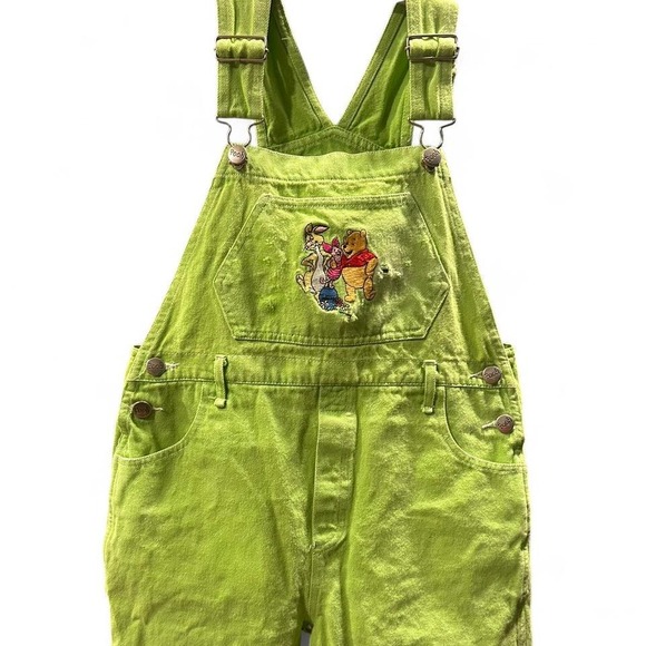 Disney Other - RETRO RADICAL 90'S WINNIE THE POOH OVERALLS SIZE 12